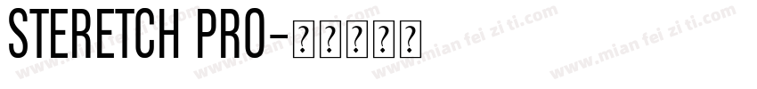 STERETCH PRO字体转换